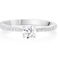 Hearts On Fire Vela Platinum Diamond Solitaire Ring
