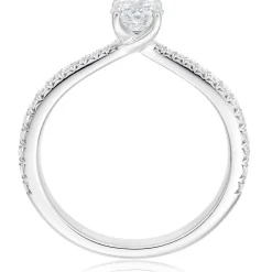 Hearts On Fire Vela Platinum Diamond Solitaire Ring