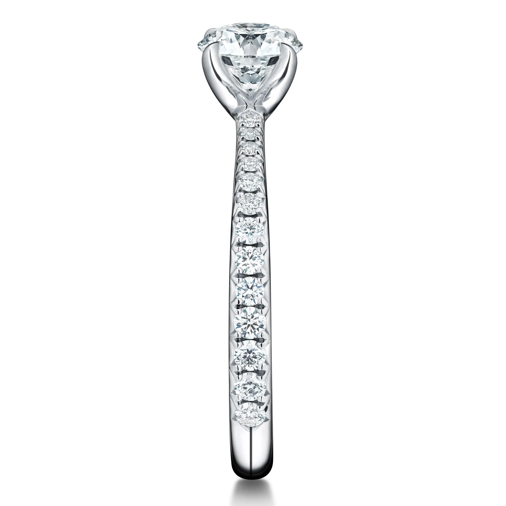 Hearts On Fire Vela Platinum Diamond Solitaire Ring