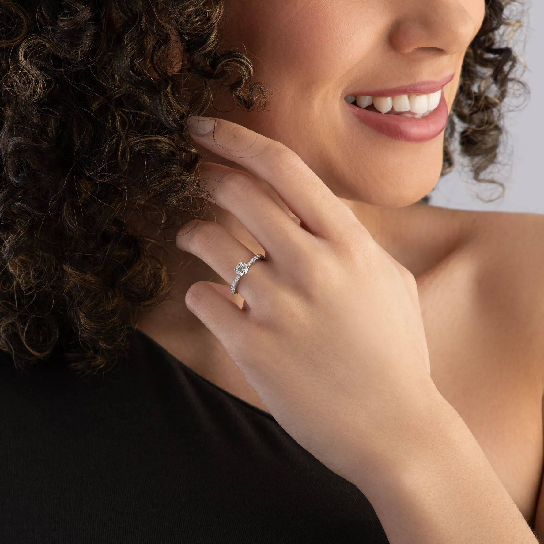 Hearts On Fire Vela Platinum Diamond Solitaire Ring