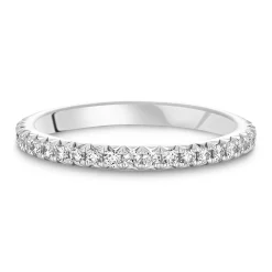 Hearts On Fire Vela Platinum Diamond 2mm Wedding Ring
