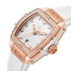 Hublot Big Bang 18ct King Gold White Diamonds 32mm Automatic Ladies Watch