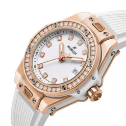 Hublot Big Bang One-Click 18ct King Gold White Diamonds 33mm Automatic Ladies Watch