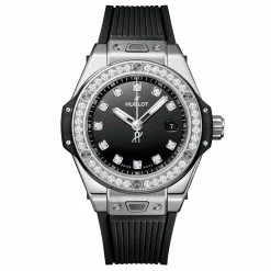 Hublot Big Bang One-Click Steel Diamonds 33mm Automatic Ladies Watch