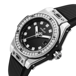 Hublot Big Bang One-Click Steel Diamonds 33mm Automatic Ladies Watch