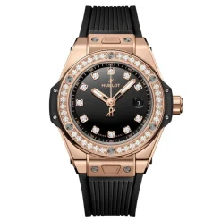 Hublot Big Bang One-Click 18ct King Gold Diamonds 33mm Automatic Ladies Watch