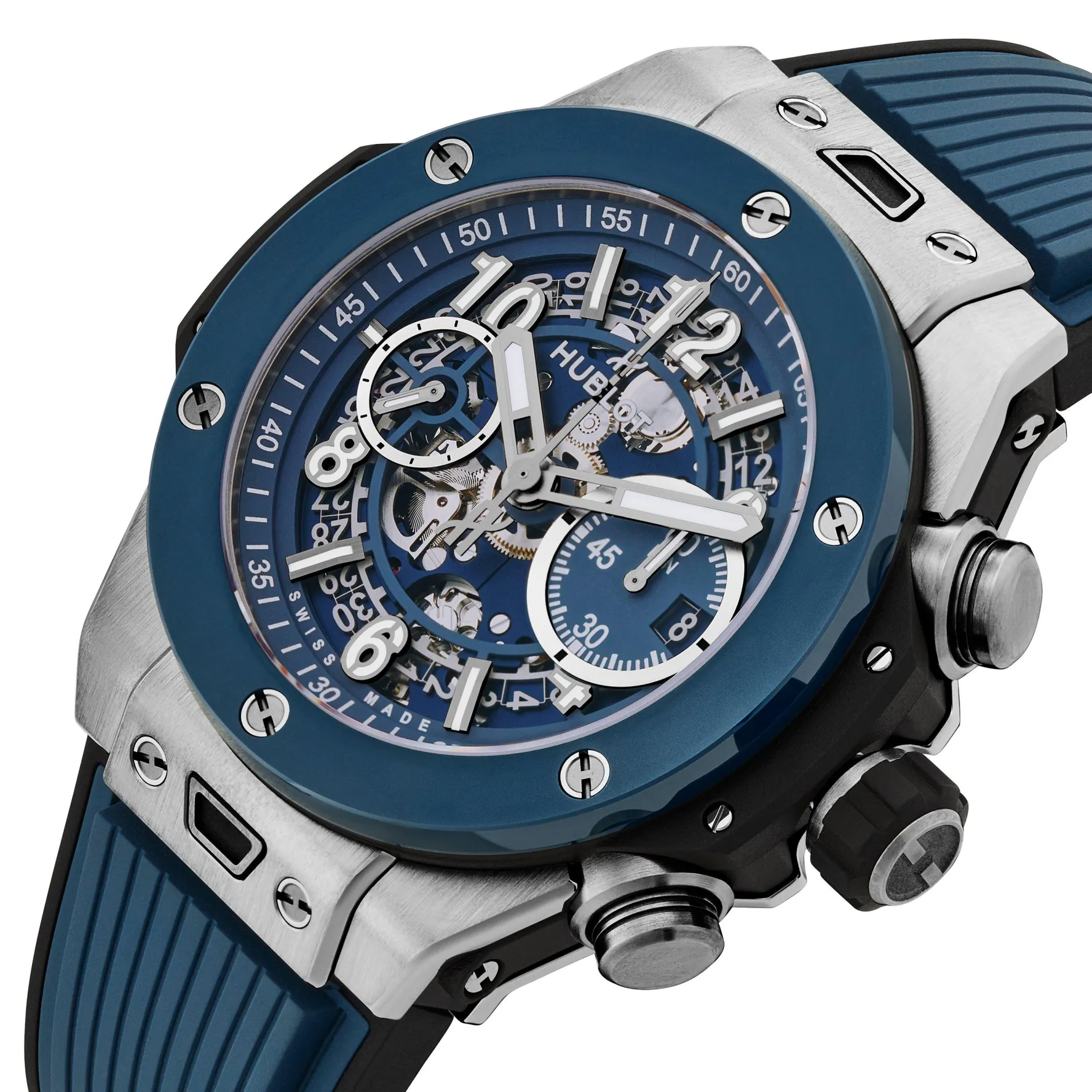 Hublot Big Bang Unico Titanium Blue Ceramic 44mm Chronograph Automatic Men’s Watch
