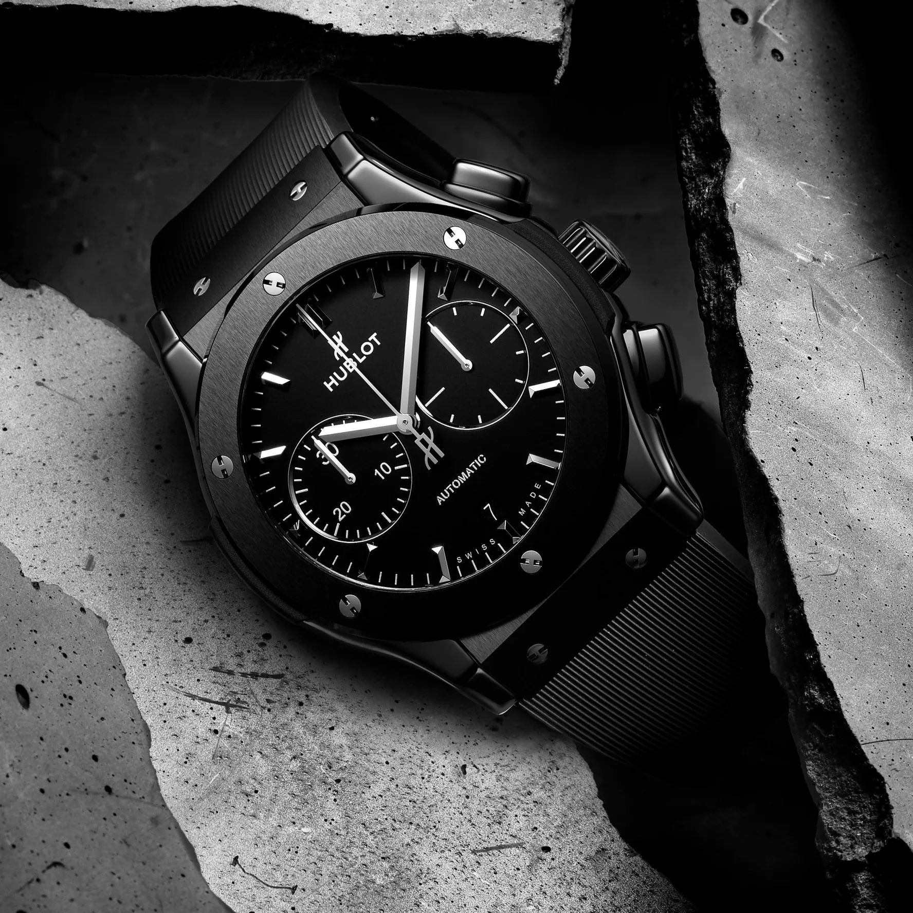 Hublot Classic Fusion Chronograph Black Magic 45mm Ceramic Automatic Watch