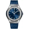 Hublot Classic Fusion 33mm Titanium Diamond Ladies Watch