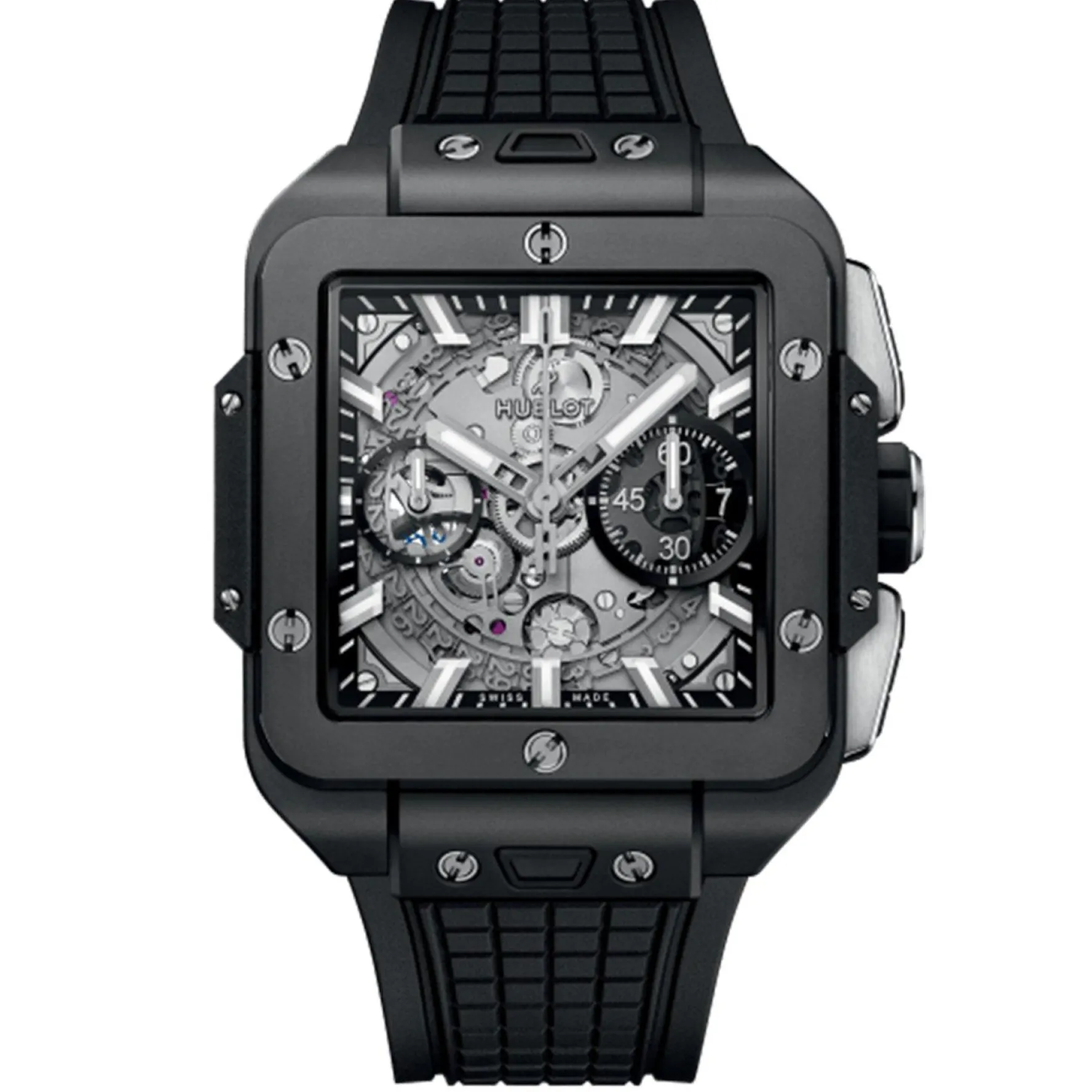 Hublot Square Bang Unico Black Magic 42mm Chronograph Ceramic Automatic Watch