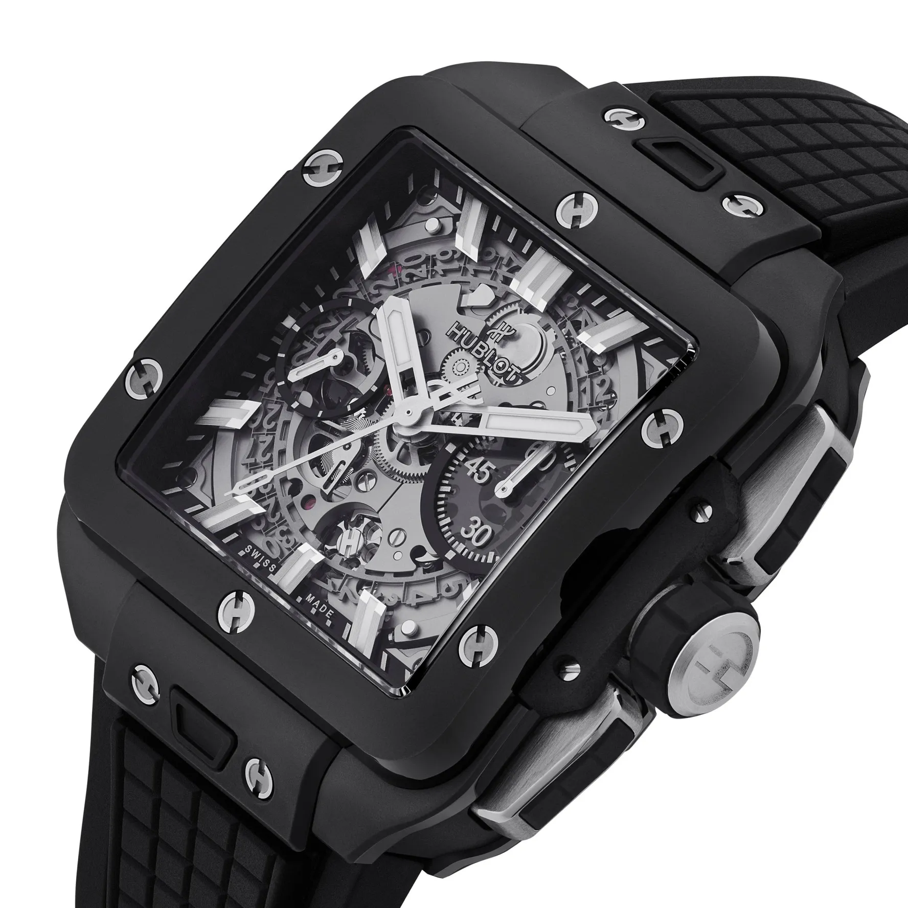Hublot Square Bang Unico Black Magic 42mm Chronograph Ceramic Automatic Watch