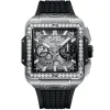 Hublot Square Bang Unico Titanium Diamonds 42mm Chronograph Automatic Watch