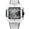 Hublot Square Bang Unico White Ceramic 42mm Chronograph Automatic Watch