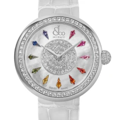 Jacob & Co. Limited Edition Brilliant 38mm Multi Coloured Sapphire Diamond Ladies Watch