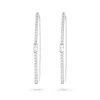 Lauren Ralph Lauren Silver Cubic Zirconia Hoop Earrings