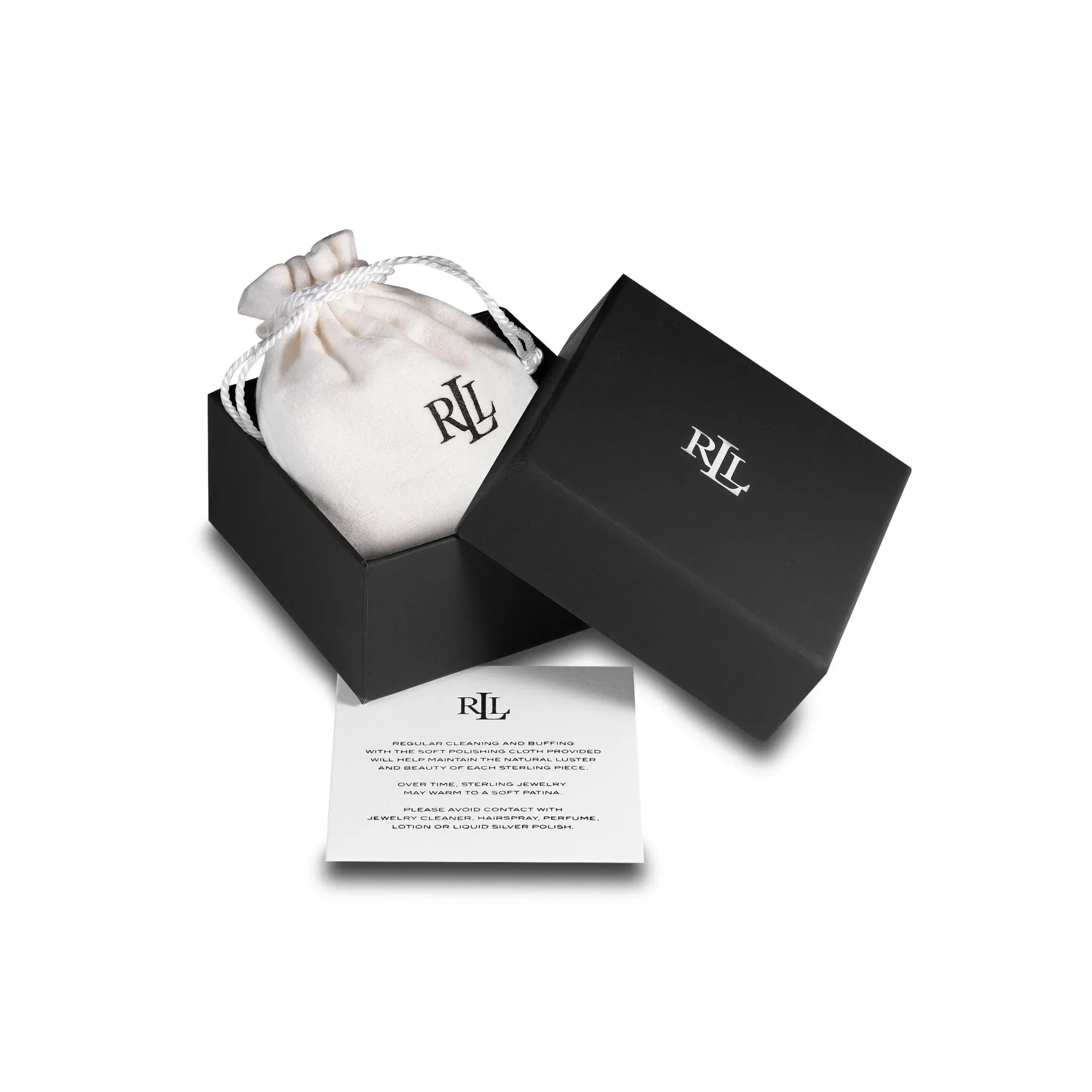 Lauren Ralph Lauren Silver Two-Tone Padlock Drop Earrings