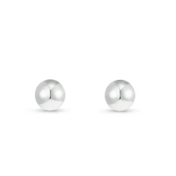 Lauren Ralph Lauren Silver Ball Stud Earrings