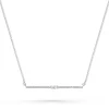 Lauren Ralph Lauren Silver Cubic Zirconia Necklace