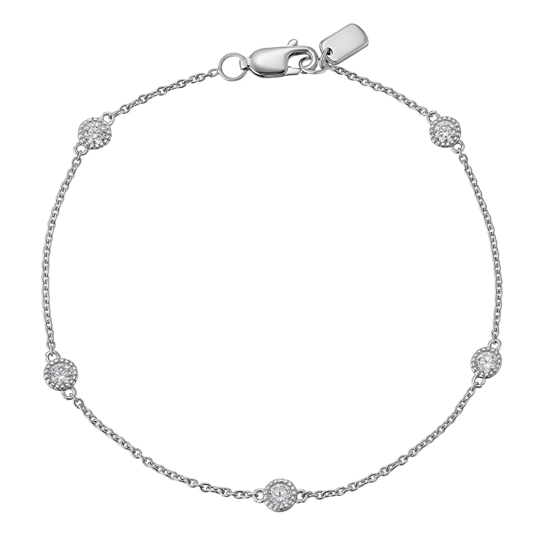 Lauren Ralph Lauren Silver Cubic Zirconia Bracelet