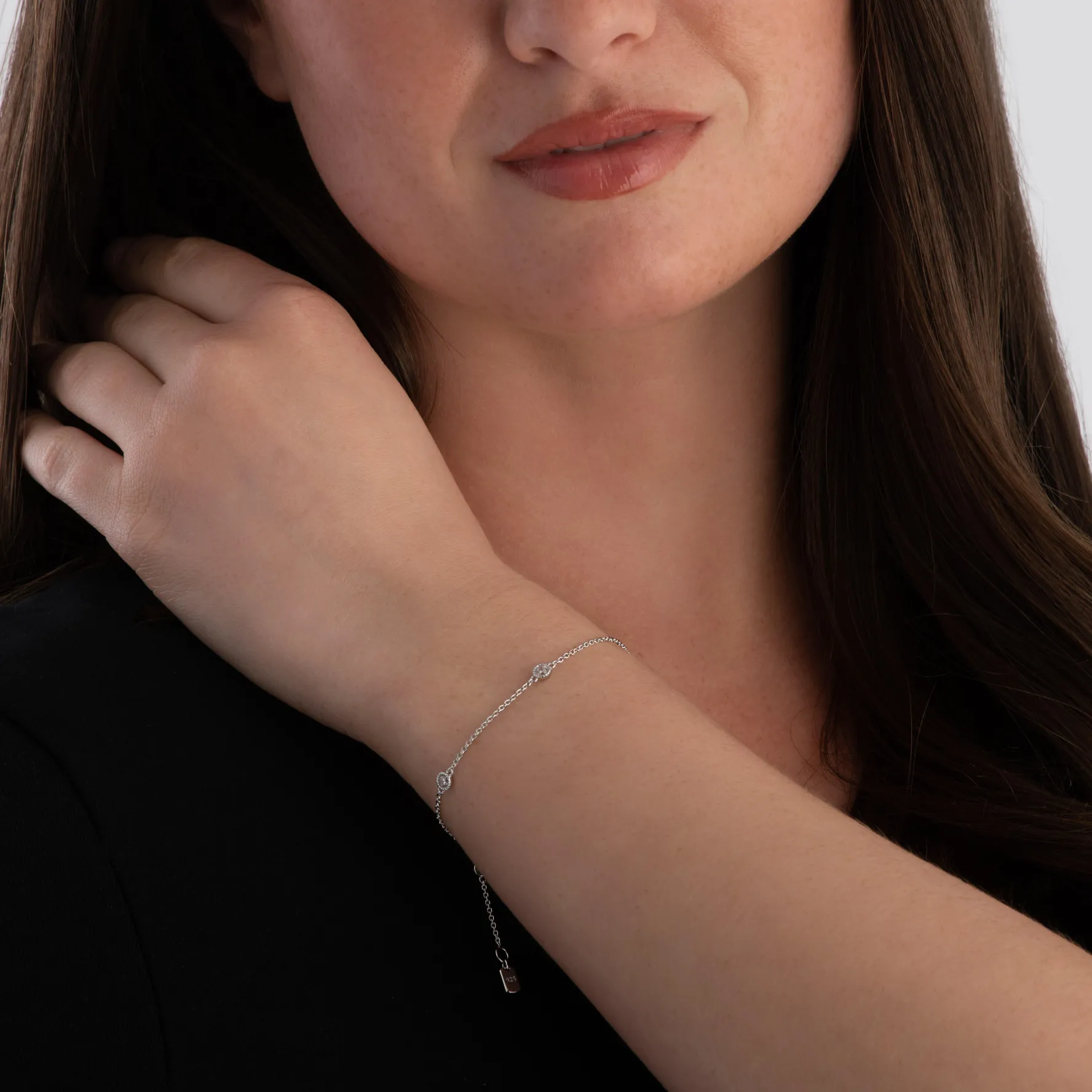 Lauren Ralph Lauren Silver Cubic Zirconia Bracelet