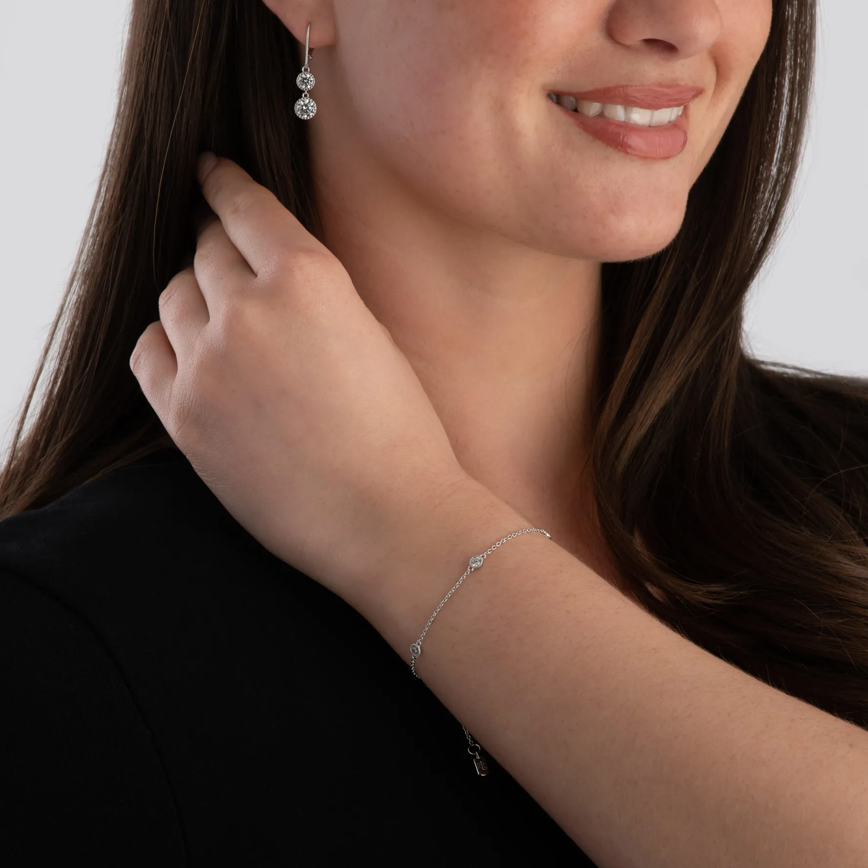 Lauren Ralph Lauren Silver Cubic Zirconia Bracelet