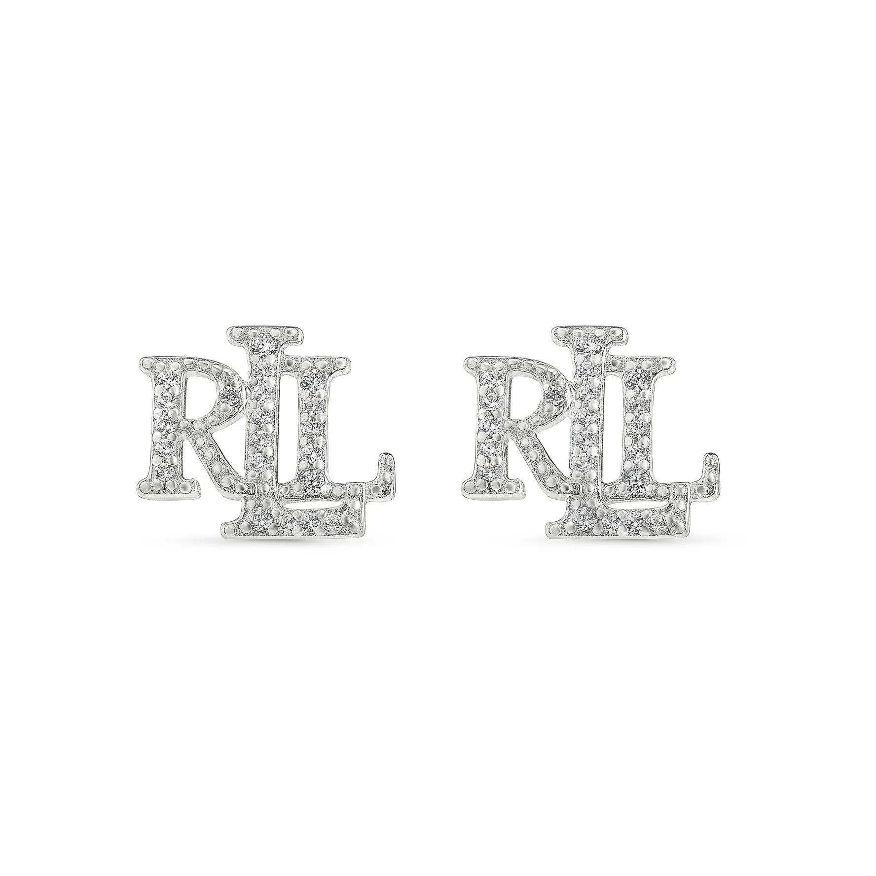 Lauren Ralph Lauren Silver Cubic Zirconia Stud Earrings