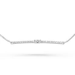 Lauren Ralph Lauren Silver Cubic Zirconia Slider Bracelet