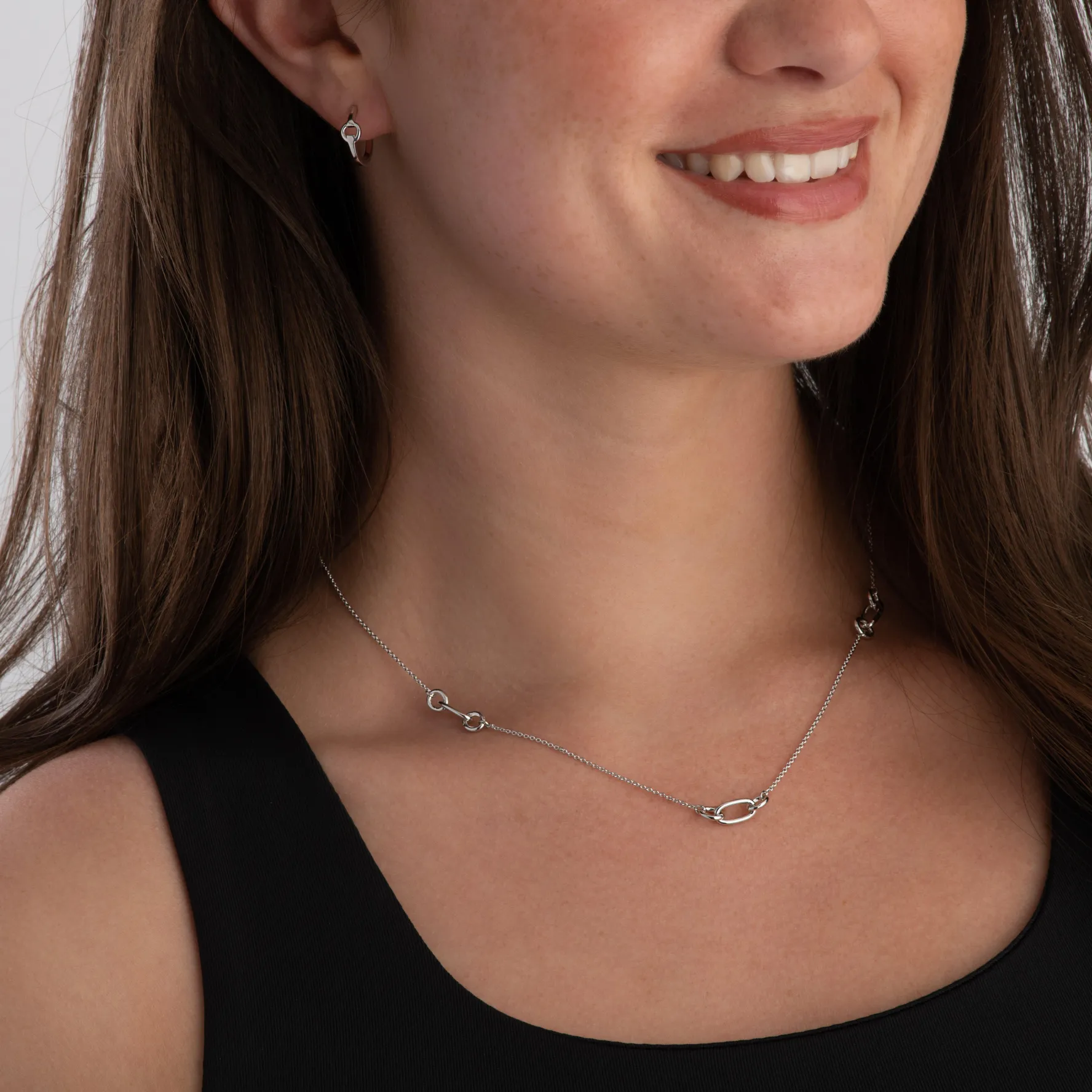 Lauren Ralph Lauren Silver Link Necklace
