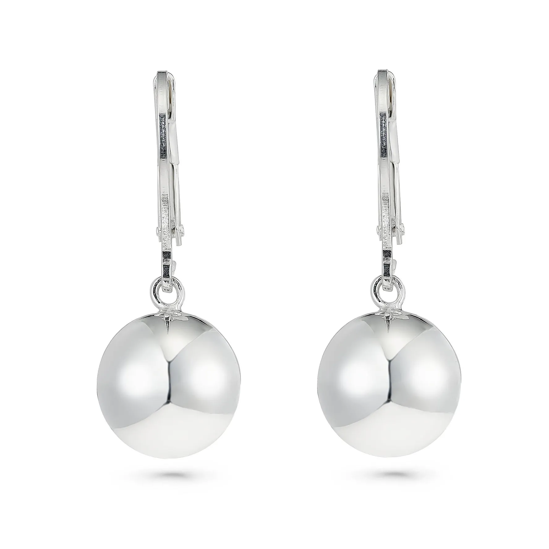 Lauren Ralph Lauren Silver Bead Drop Earrings