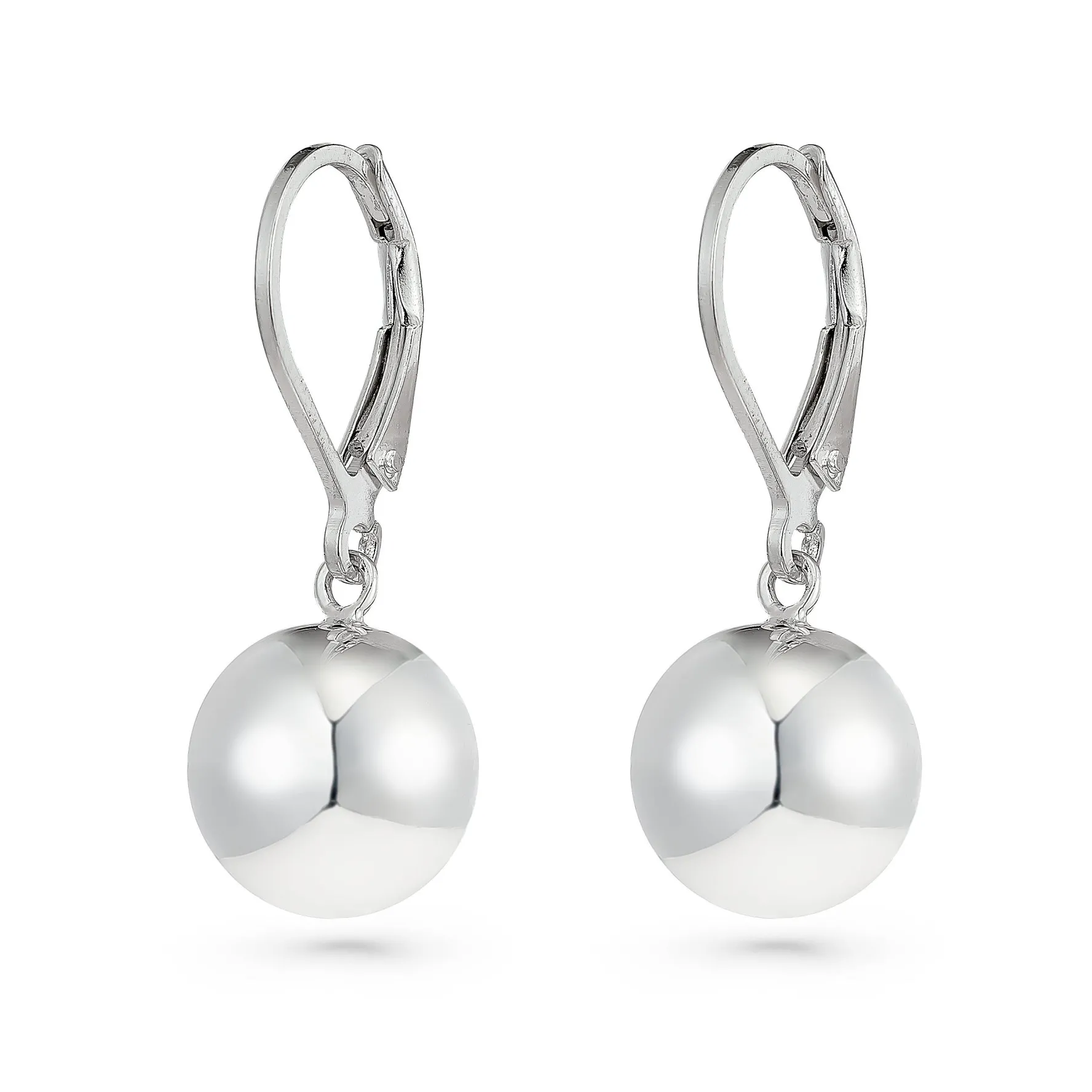 Lauren Ralph Lauren Silver Bead Drop Earrings