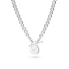 Lauren Ralph Lauren Silver Bead Collar Necklace