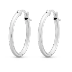 Lauren Ralph Lauren Silver Hoop Earrings