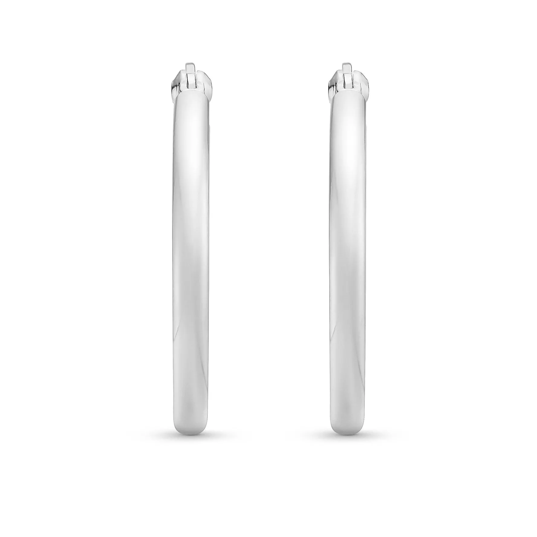 Lauren Ralph Lauren Silver Hoop Earrings