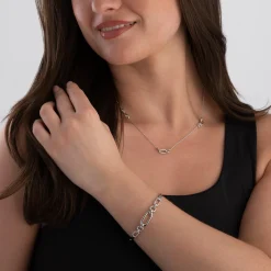 Lauren Ralph Lauren Silver Link Bangle