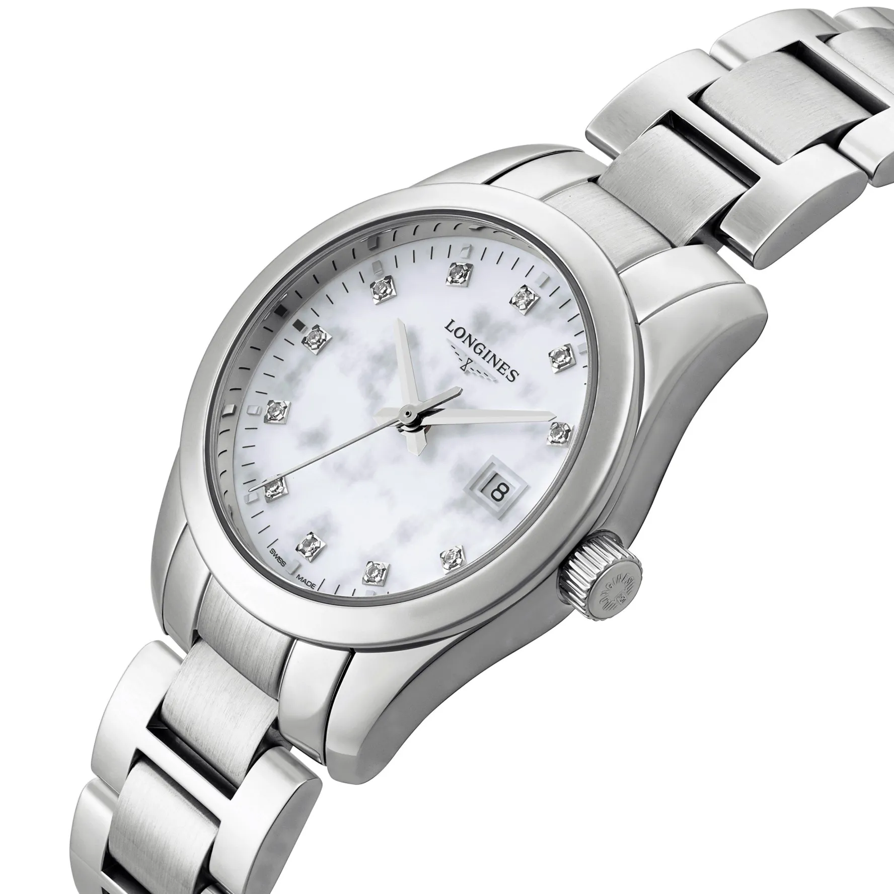 Longines Conquest Classic 29.5mm Diamond Ladies Watch