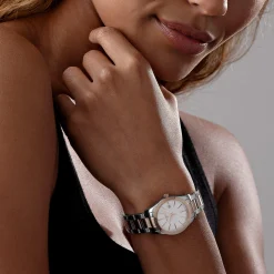 Longines Conquest Classic 29.5mm Stainless Steel and Rose Gold PVD Ladies Watch