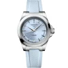 Longines Conquest 34mm Blue Rubber Strap Automatic Ladies Watch