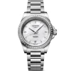 Longines Conquest 34mm Diamond Mother of Pearl Automatic Ladies Watch