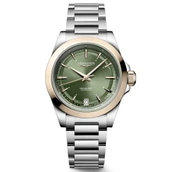 Longines Conquest 34mm Stainless Steel and 18ct Rose Gold Automatic Ladies Watch