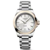 Longines Conquest 34mm Stainless Steel and 18ct Rose Gold Automatic Ladies Watch