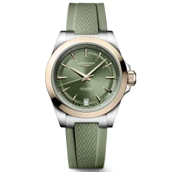 Longines Conquest 34mm Stainless Steel and 18ct Rose Gold Automatic Ladies Watch