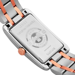 Longines DolceVita 37mm Stainless Steel and 18ct Rose Gold Ladies Watch
