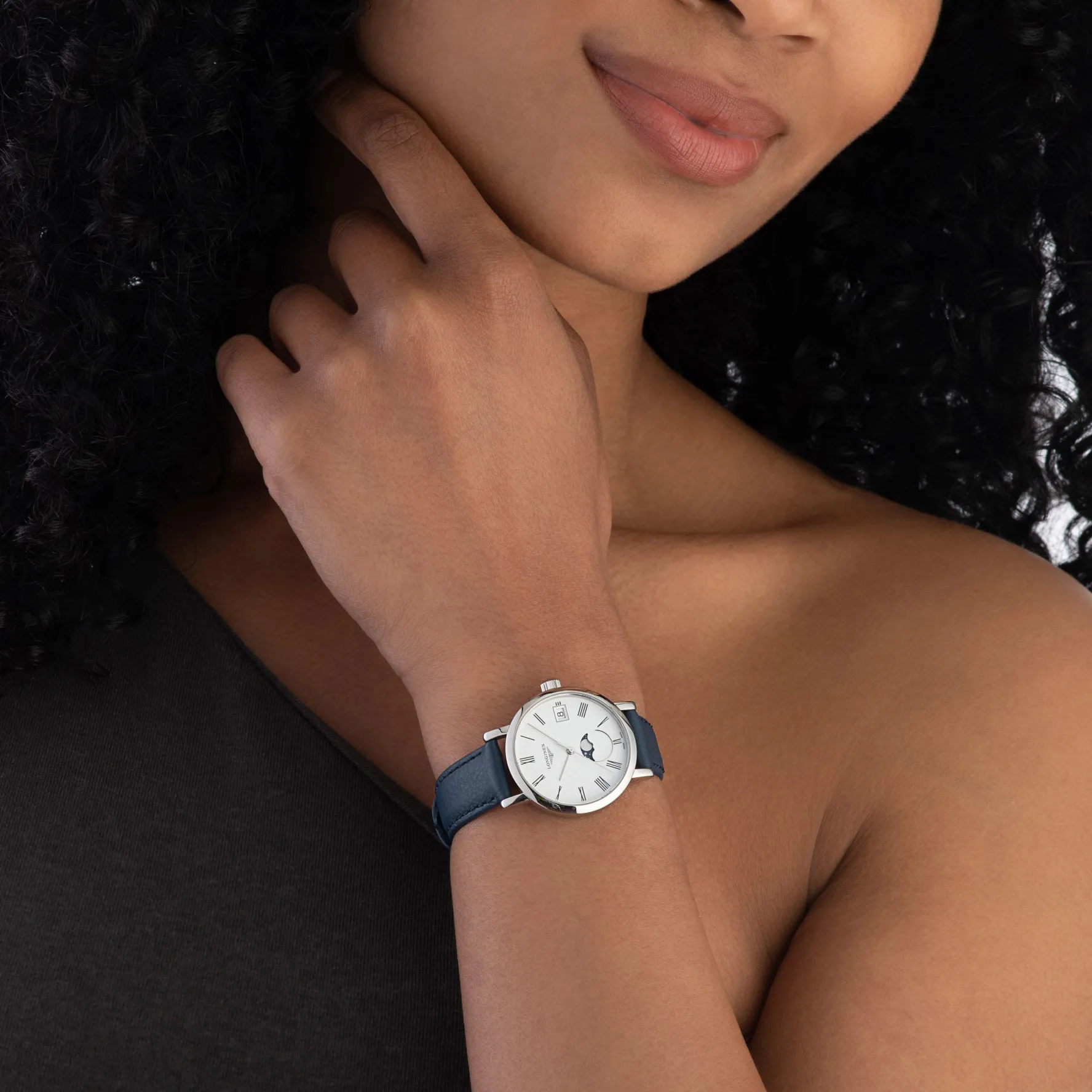 Longines Elegant Collection 30mm Moonphase Ladies Watch