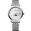 Longines Elegant Collection 30mm Diamond Mother of Pearl Moonphase Ladies Watch