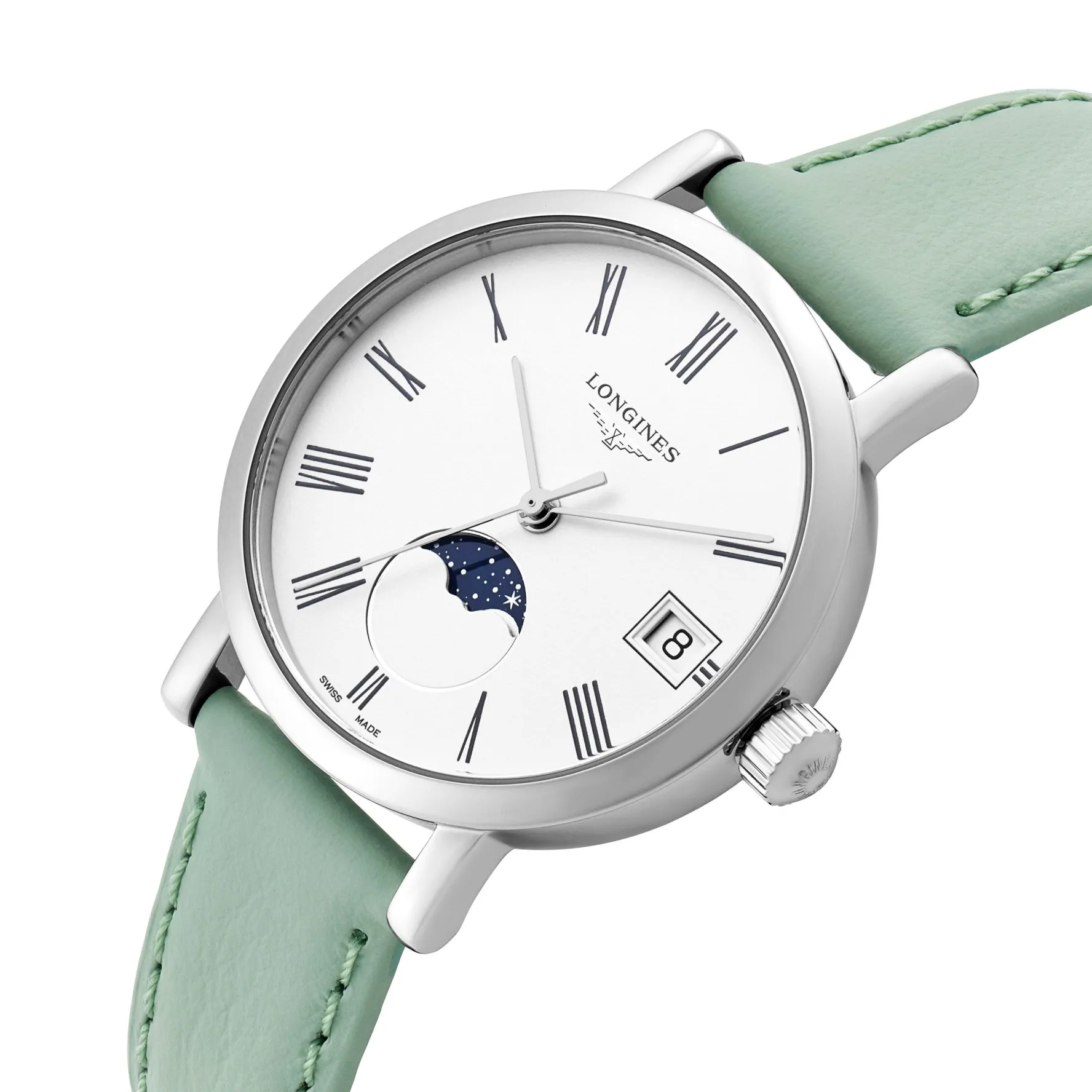 Longines Elegant Collection 30mm Moonphase Ladies Watch