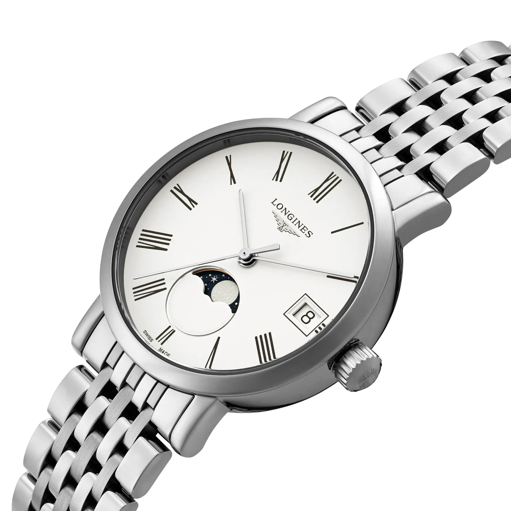 Longines Elegant Collection 30mm Moonphase Ladies Watch