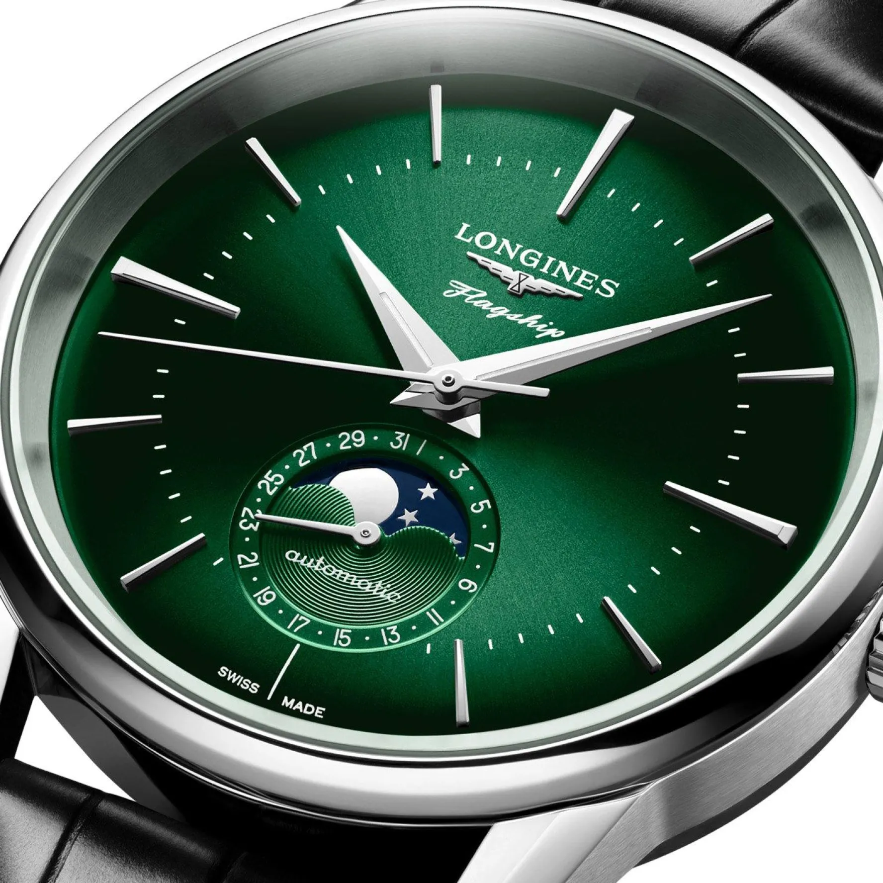 Longines Heritage 38.5mm Moonphase Automatic Men’s Watch