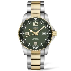Longines HydroConquest 41mm Stainless Steel and Yellow Gold PVD Automatic Men's Watch