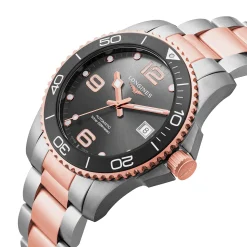 Longines HydroConquest 41mm Stainless Steel and Rose Gold PVD Automatic Men’s Watch