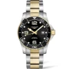 Longines HydroConquest 41mm Stainless Steel and Yellow Gold Tone Automatic Men's Watch